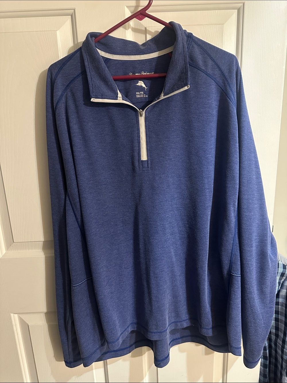 Tommy Bahama Men's Navy Blue Half-Zip Pullover